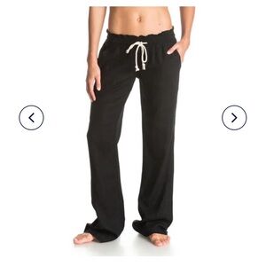Roxy Black Drawstring Lounge Pants
